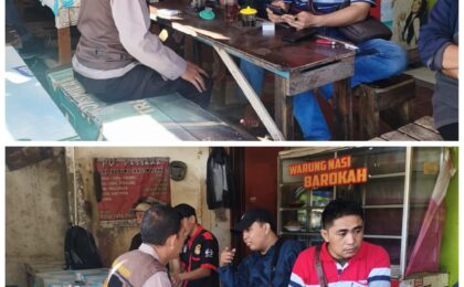 Sambang Jatibening Baru, Bhabinkamtibmas Pondok Gede Ingatkan Bahwa Rumsong dan Aktifkan Siskamling