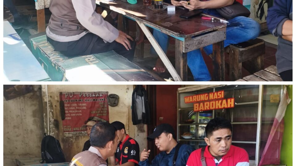 Sambang Jatibening Baru, Bhabinkamtibmas Pondok Gede Ingatkan Bahwa Rumsong dan Aktifkan Siskamling