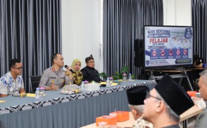 Polres Metro Bekasi Kota Bersama 98 Kepala SMA Perkuat Jaga Pelajar