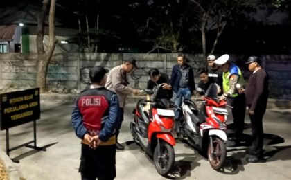Program Jaga Jakarta On The Spot: Polsek Bekasi Selatan Gelar Razia Stasioner Cegah Gangguan Kamtibmas