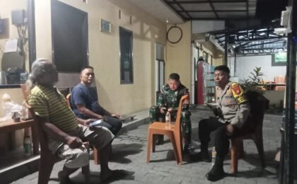 Sambang dan Monitoring Satkamling dalam Menjaga Kamtibmas di Jatisari