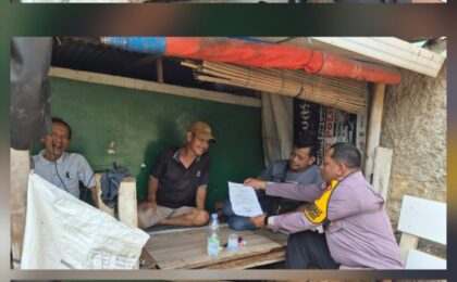 Bhabinkamtibmas Sosialisasikan Maklumat Kapolres Terkait Perlindungan Pelajar di Jatiwaringin