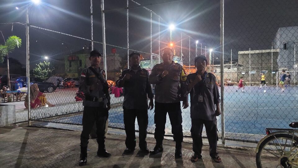 Bhabinkamtibmas Cek Poskamling Tanah Apit Medansatria