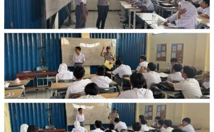 Jaga Jakarta On The Spot : Cegah Tawuran dan Kenakalan Remaja, Polsek Pondok Gede Sambangi SMK di Dua Kecamatan