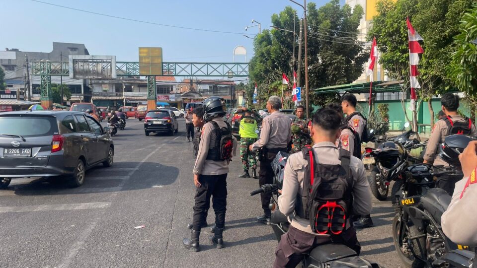 Penyatan Perbatasan Kota, Tim Perintis Presisi Polres Metro Bekasi Kota Siagakan Jalur Utama
