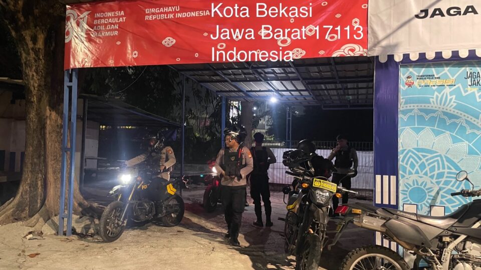 Operasi Kejahatan Jalanan Dini Hari, Polres Metro Bekasi Kota Amankan Rute Protokol dan Margahayu