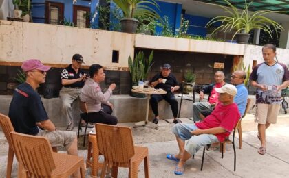 BHABINKAMTIBMAS SERAP ASPIRASI WARGA, INGATKAN PENTINGNYA KAMTIBMAS DAN KEWASPADAAN TERHADAP KEBAKARAN