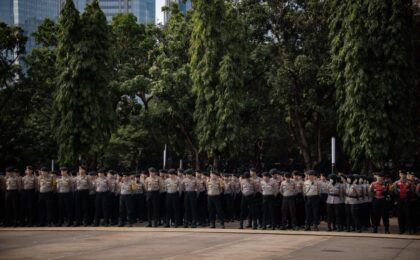 Polda Metro Jaya Kedepankan Pelayanan Humanis dalam Penyampaian Pendapat Buruh di DPR/MPR RI