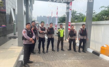 Jaga Stabilitas Perbatasan, Tim 1 Presisi Lakukan Penyekatan Wilayah di Kawasan Summarecon hingga Bhayangkara