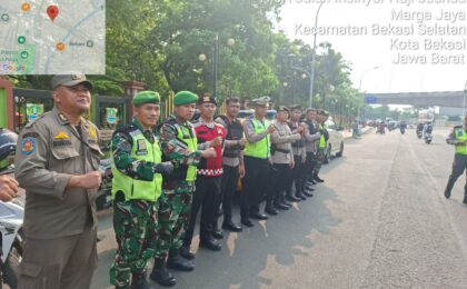 Penguatan Sinergitas Wilayah, Tim Perintis Presisi Gelar Patroli Gabungan 3 Pilar di Kota Bekasi