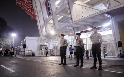 Polda Metro Jaya Ajak Penonton Jaga Ketertiban Laga Indonesia vs Bangladesh di SUGBK
