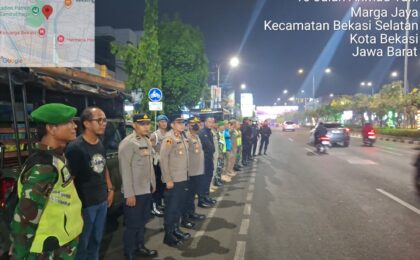 Cegah Kejahatan Jalanan Malam Hari, Tim 3 Presisi Sisir Koridor Utama Bekasi Utara Hingga Ahmad Yani