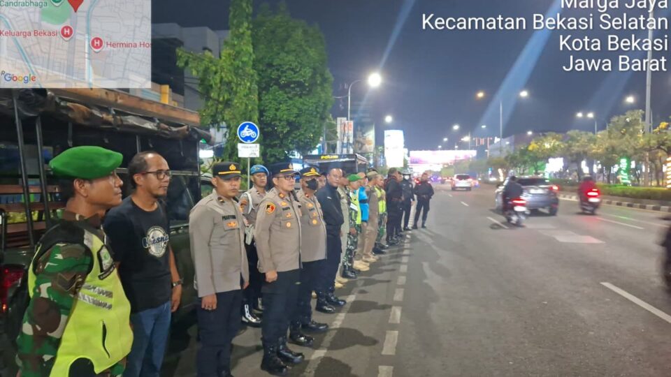 Cegah Kejahatan Jalanan Malam Hari, Tim 3 Presisi Sisir Koridor Utama Bekasi Utara Hingga Ahmad Yani