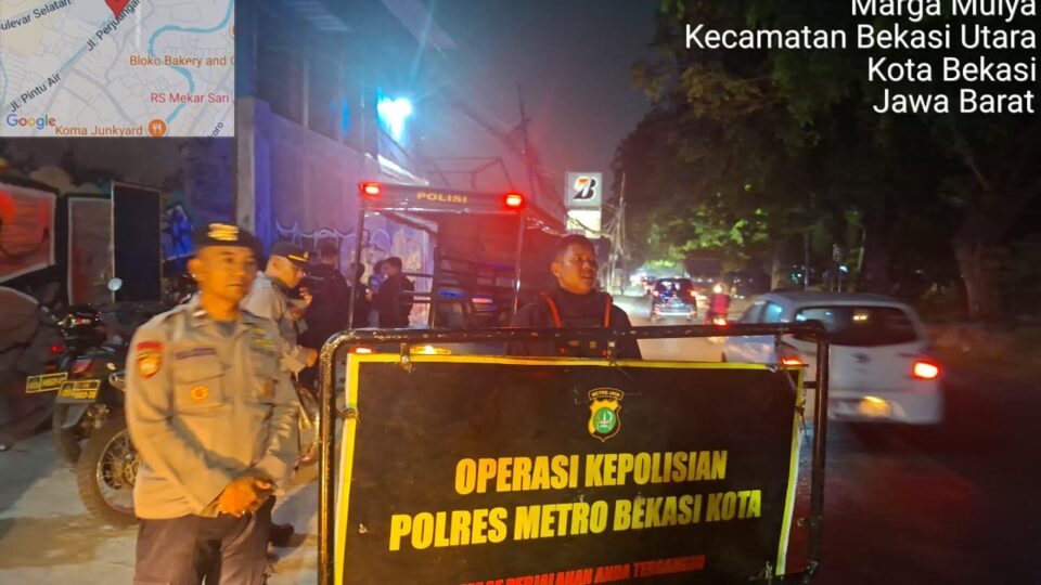Cegah Kejahatan Jalanan Dini Hari, Tim 3 Presisi Sisir Zona Bekasi Utara Hingga Jalan Ahmad Yani
