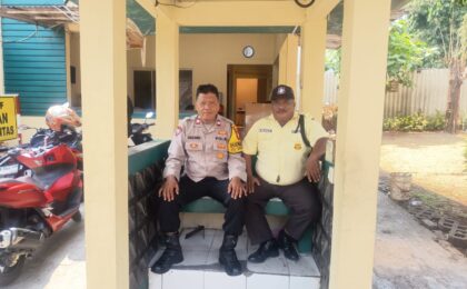 BHABINKAMTIBMAS JAKASAMPURNA SAMBANGI POS KAMLING PERSADA KEMALA CEGAH C3 DAN TAWURAN