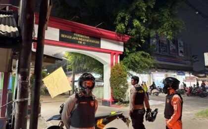 POLRESTRO BEKASI KOTA KERAHKAN TIM SINGA JAGA JAKARTA AMANKAN TITIK RAWAN DI BEKASI TIMUR