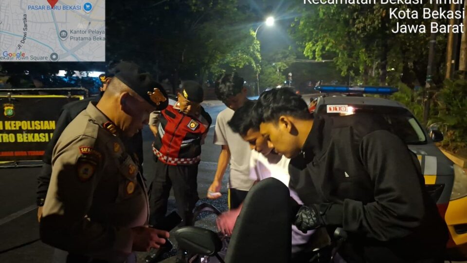 Polisi Bersama Masyarakat, Patroli Perintis Tim 3 Cegah Curas Curanmor Bekasi Utara Aman