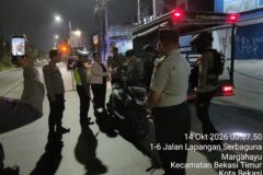 Polisi Bersama Masyarakat, Patroli Perintis Tim 2 OKJ Antisipasi Kejahatan Jalanan Bekasi